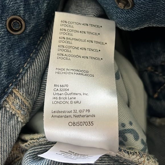 NEW! We The Free xCare Townes High Noon Denim Long Sleeve Pants Jumpsuit  Small - Picture 10 of 10